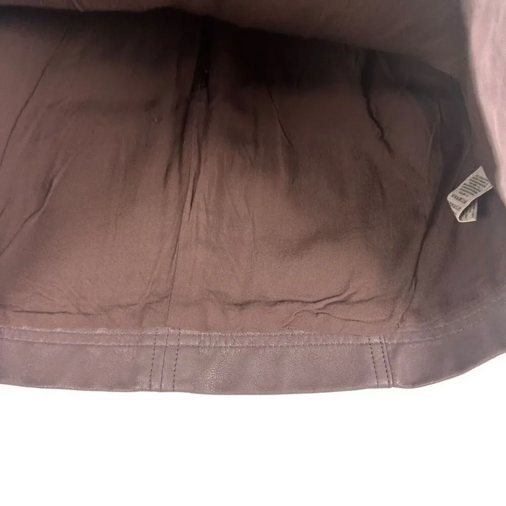 Free People Mauve Vegan Suede Mini Skirt size 2